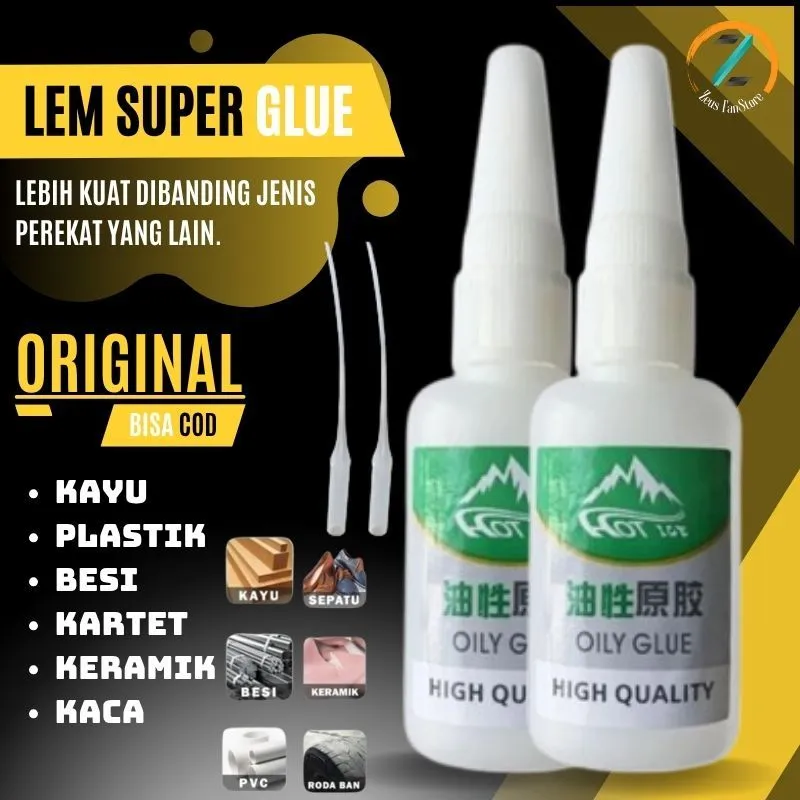 Lem Super Glue 50gr Perekat Kuat Lem Korea Sepatu Sandal Lem Setan C01