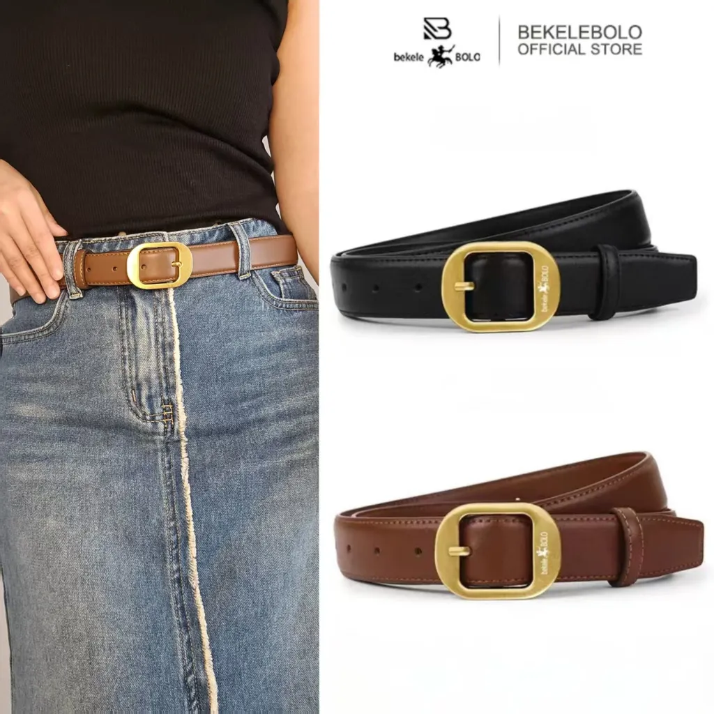 BekeleBOLO 421 Ikat Pinggang Wanita Belt Kulit Vintage Super Quality Premium Trendy Kekinian 2025