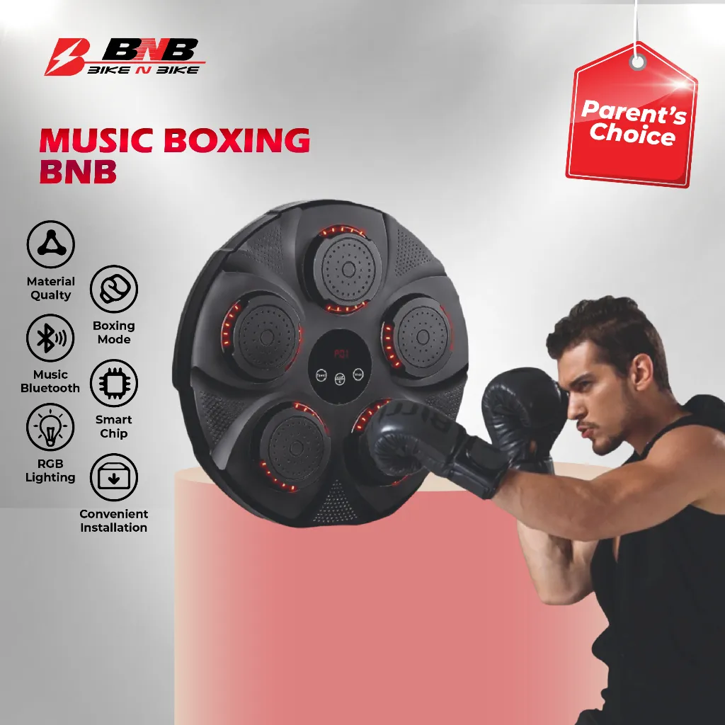 BikeNBike - Music Boxing Machine Samsak Musik Dinding Kotak Tinju Alat Latihan Tinju