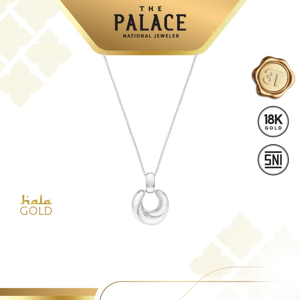 Hala Gold Chunky Chic Collection - Curva Series Pendant / Liontin (Hanya Liontin Tidak Termasuk Kalung)