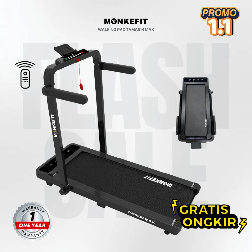 Monkefit Electric Treadmill - Tamarin Max