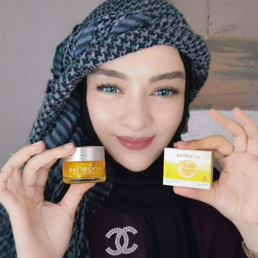 Batrisyia Extra Night Gel 15ml Orange (Memudarkan flek hitam)