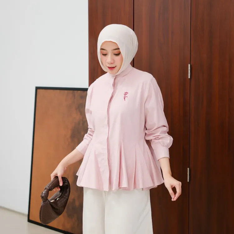 Odeca | Rossey Peplum Top | Kemeja Peplum | Atasan Wanita