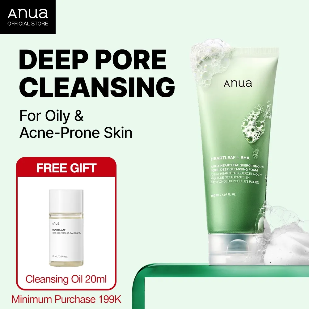 ANUA Heartleaf Quercetinol Pore Deep Cleansing Foam 150ml