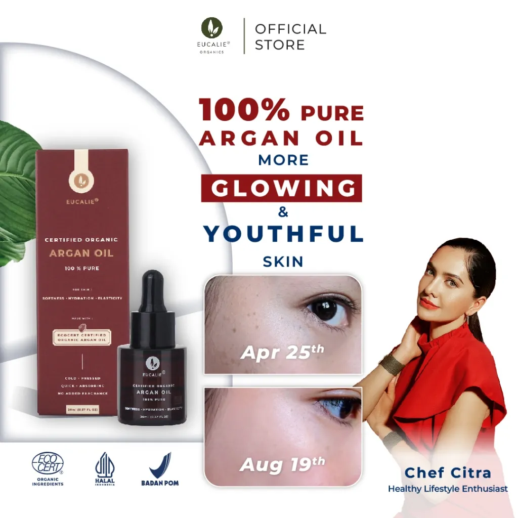 Eucalie - Argan Oil - Minyak Argan - Serum Anti Penuaan Dini