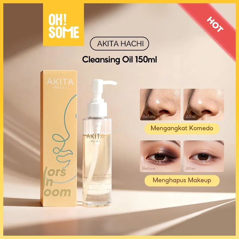 OHSOME-AKITA HACHI White Tea Cleansing Oil 150ml | Hapus Makeup | Melembabkan & Menyegarkan