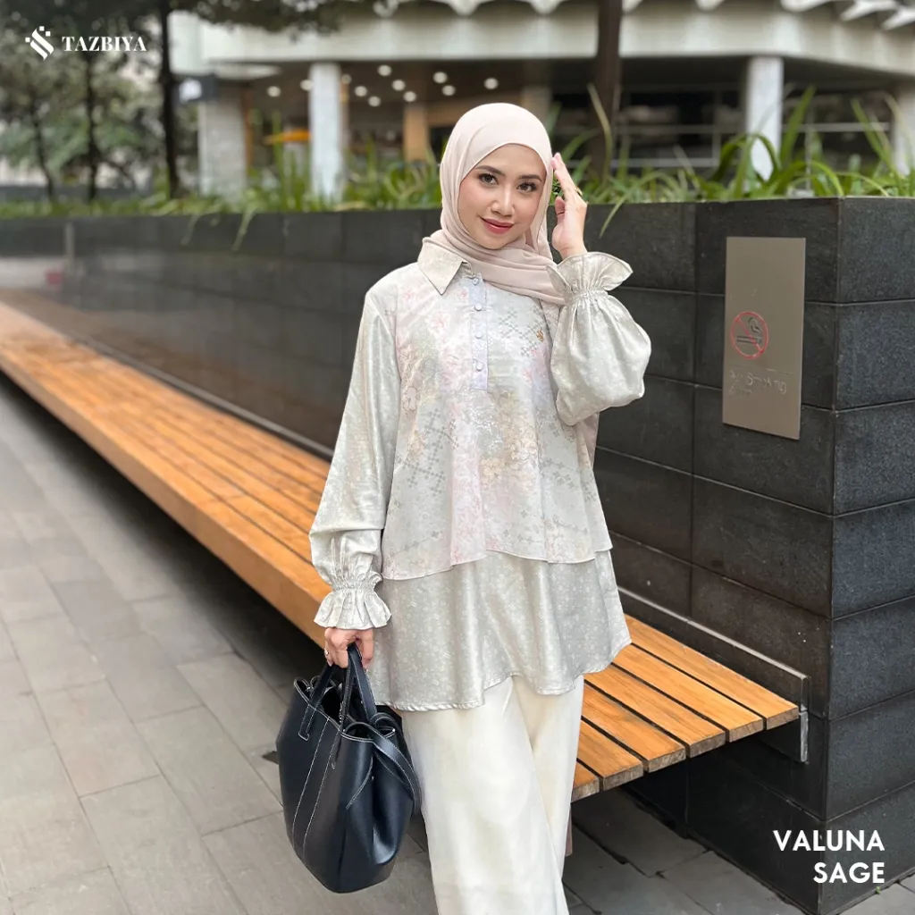 [NEW] Tazbiya Tunik Valuna Series | Tunik Premium | Tunik Terbaru | Atasan Wanita