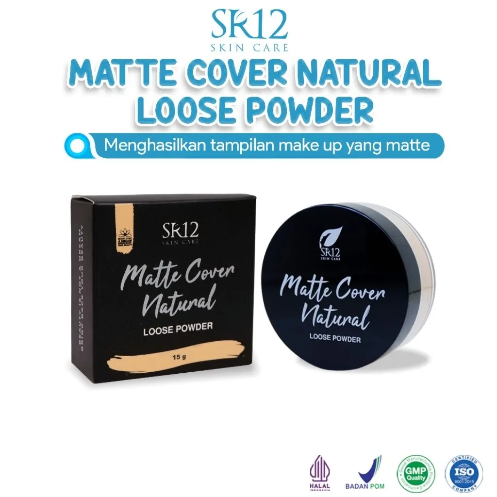 Bedak Tabur Mate Cover Natural Loose Powder SR12 – Halus, Ringan & Menutup Noda Bedak Tabur Mate Cover – Oil Control, Ringan & Tahan Lama Loose Powder Mate Cover Natural – Menyamarkan Pori & Cerahkan Kulit Matte Finish & Tidak Cakey