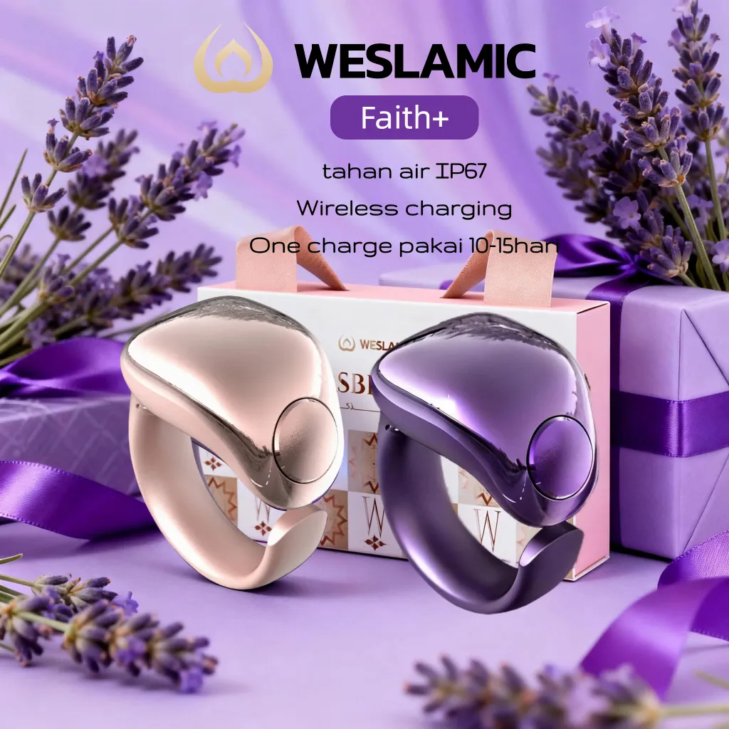WESLAMIC iTasbih Faith/Faith+ Zikr Ring tasbin digital smart tasbih Smart Ring cincin tasbih digital