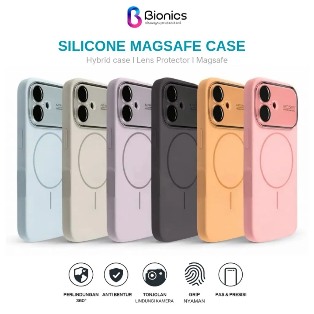 Case for Iphone 17 17Air 17 Pro 17 Promax Silicone Magsafe Case with Lens Protector Kamera
