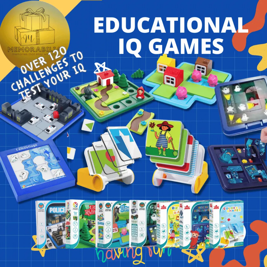 Mainan Board Games Edukasi Anak IQ Games Papan Permainan Puzzle Party Game Kado Hadiah Ultah