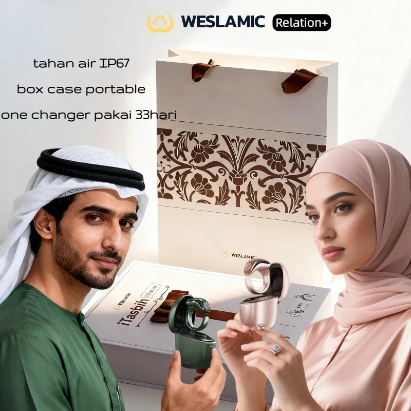 WESLAMIC iTasbih relation/relation+ Zikr Ring tasbin digital smart tasbih Smart Ring cincin tasbih digital