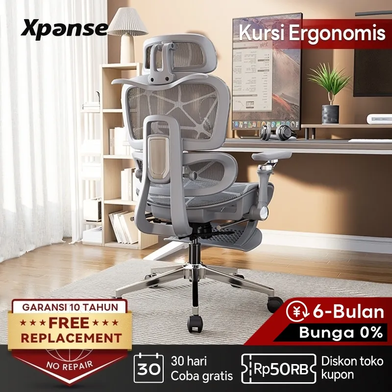 Xpanse LS900 Kursi Kantor Kursi Gaming Kursi Belajar Kursi Ergonomis Kursi Kerja Kursi Komputer
