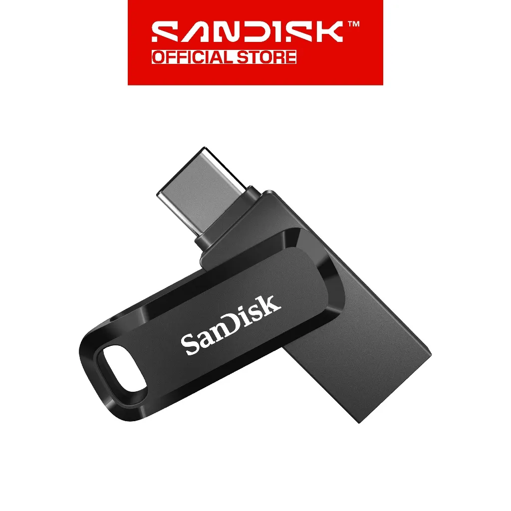 SANDISK Ultra Dual Drive GO OTG Type-C 128GB USB 3.2 - Black (Up to 400MBps)