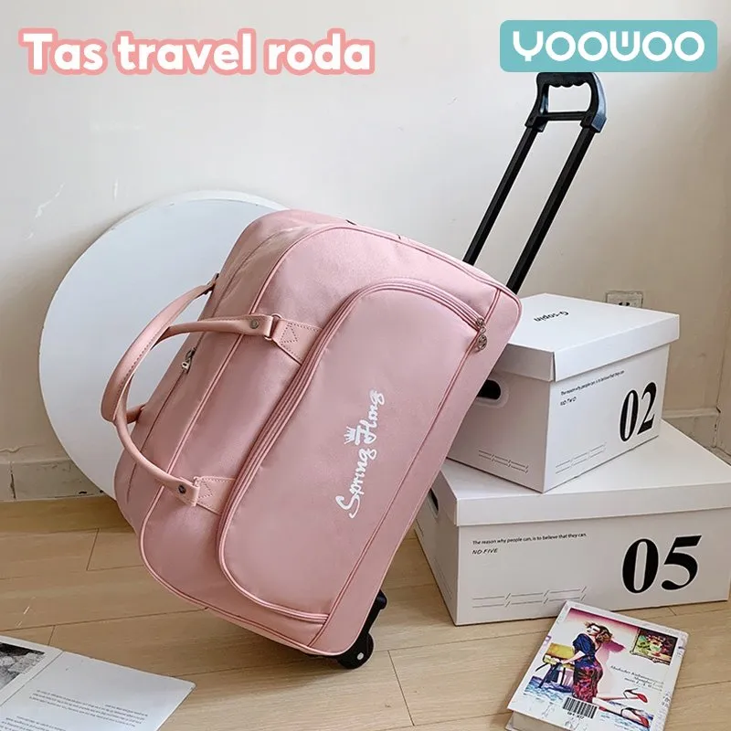 YooWoo Tas travel trolley/Tas penyimpanan kapasitas besar/Tas perjalanan/tas travelling