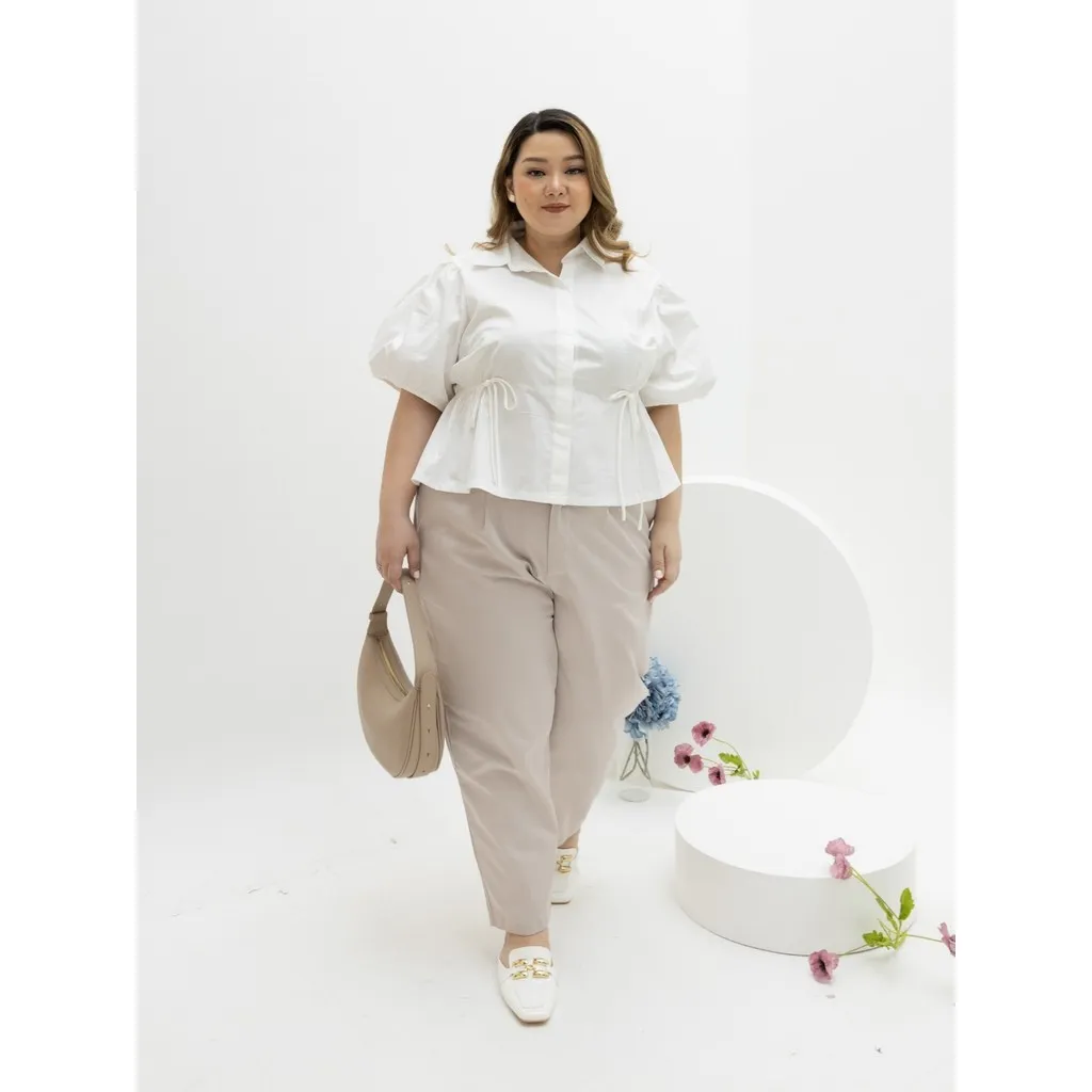 Eclaire - Fleur Top Normal Grande Big Size | Atasan Katun Casual Wanita Korea S-L-XL-XXL Jumbo