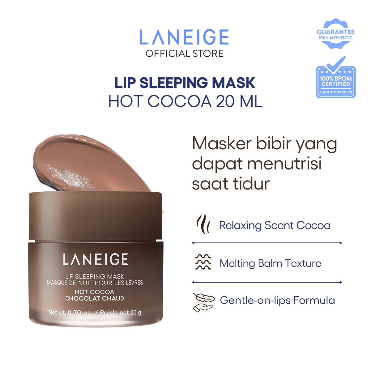 LANEIGE Lip Sleeping Mask Hot Cocoa 20 gr
