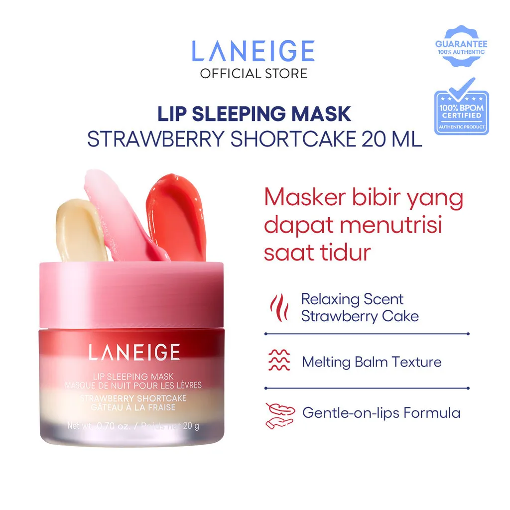 LANEIGE Lip Sleeping Mask Strawberry Shortcake 20 gr