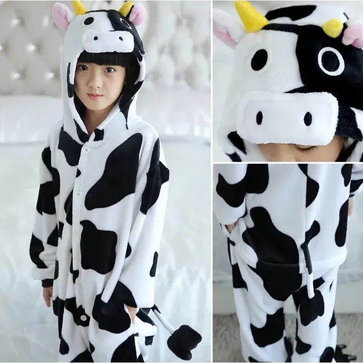 BAJU ONESIE SAPI COW KOSTUM PIYAMA ANAK COSPLAY