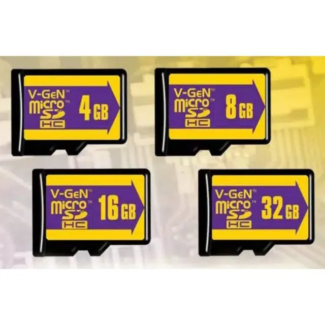 Micro SD V-GeN Memory Card 4gb 8gb 16gb 32gb Class 6 Vgen Original Mmc Sdhc Tf Memori 4 GB 8 GB 16 GB 32 GB