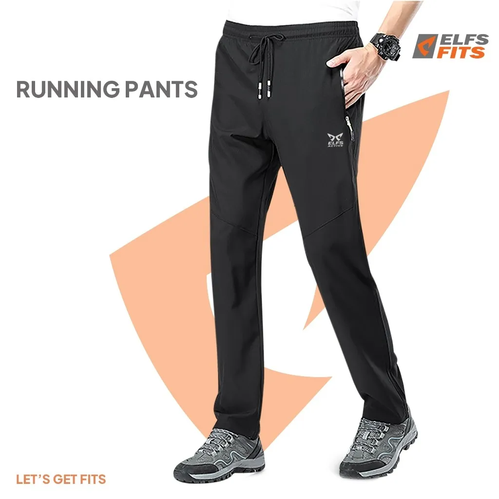 ELFS FITS Running Pants - Celana Panjang Ringan Lari Jogging Marathon