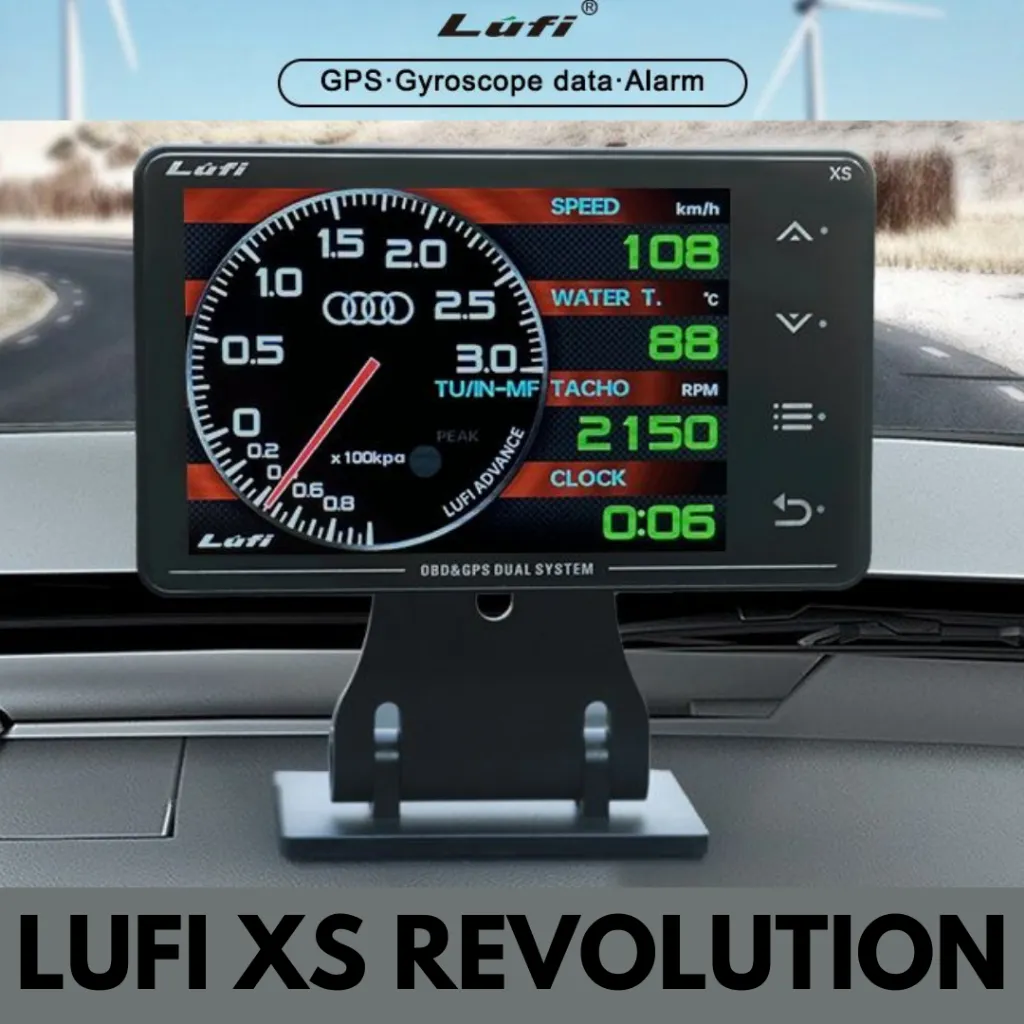 LUFI XS REVOLUTION OBD2 + GPS METER ORIGINAL - INDIKATOR MOBIL OBD