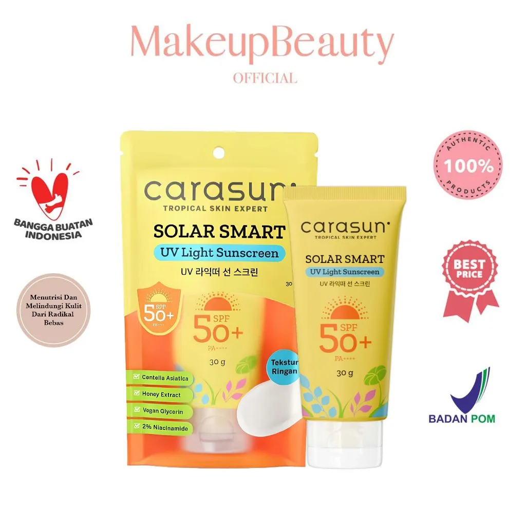 CARASUN Solar Smart UV Light Sunscreen SPF 50 PA++++ 30g