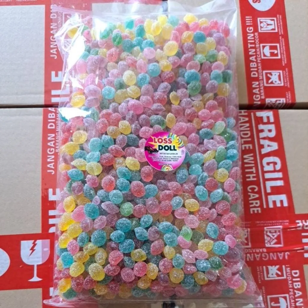 permen keras viral fruty 1kilo