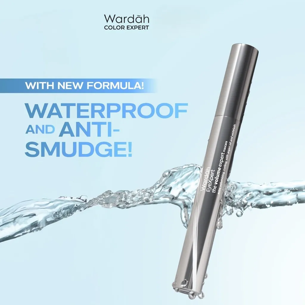 AS Wardah EyeXpert The Volume Expert Mascara Hitam Waterproof Anti Air / Maskara