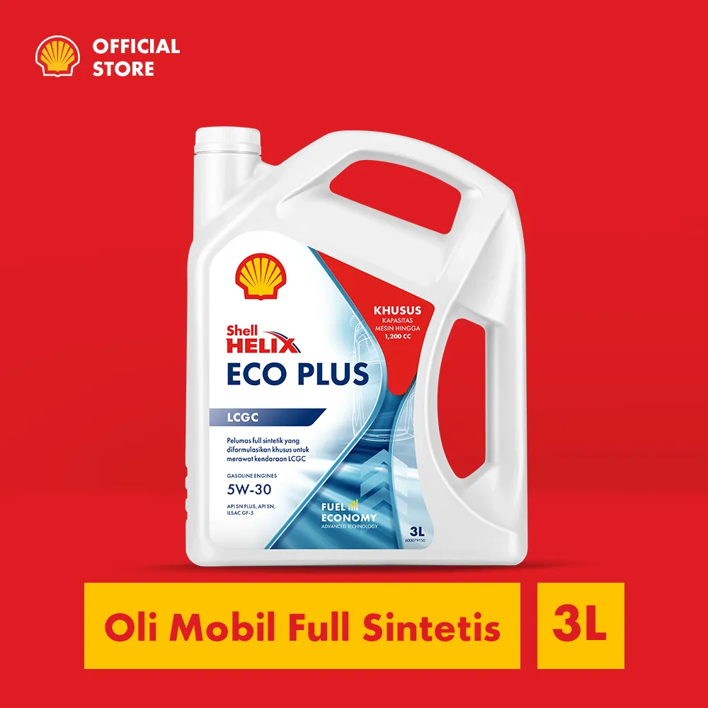 Oli Mesin Mobil Shell Helix Eco Plus 5W-30 (3L)