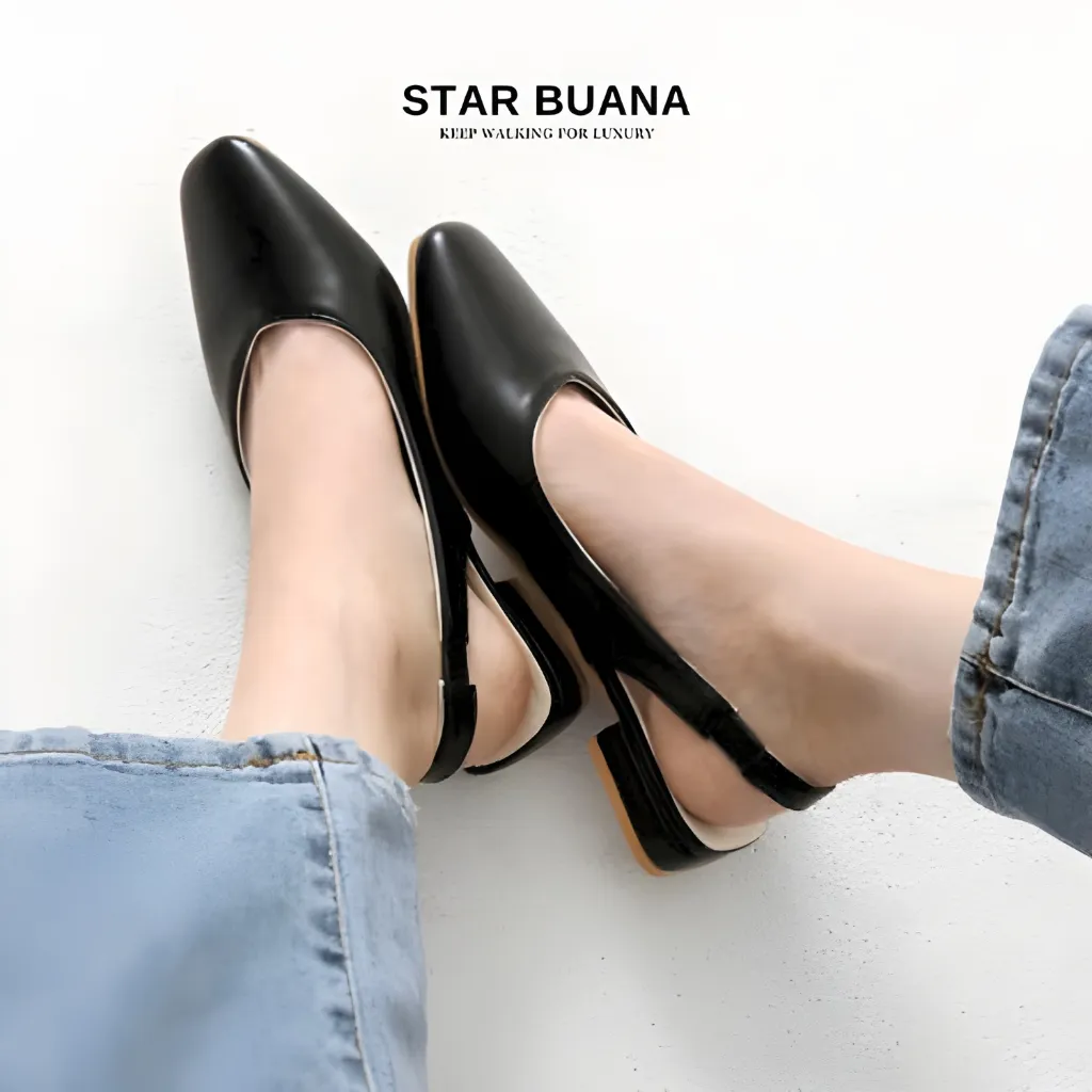 Star Buana - Sepatu Wanita Heels Suzy Hak 3 Cm Big Size