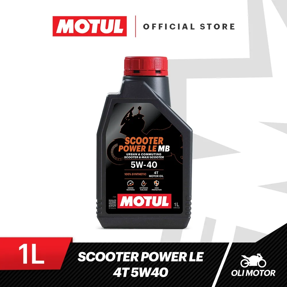 Oli Motor Motul SCOOTER POWER LE 4T 5W40 0.8L