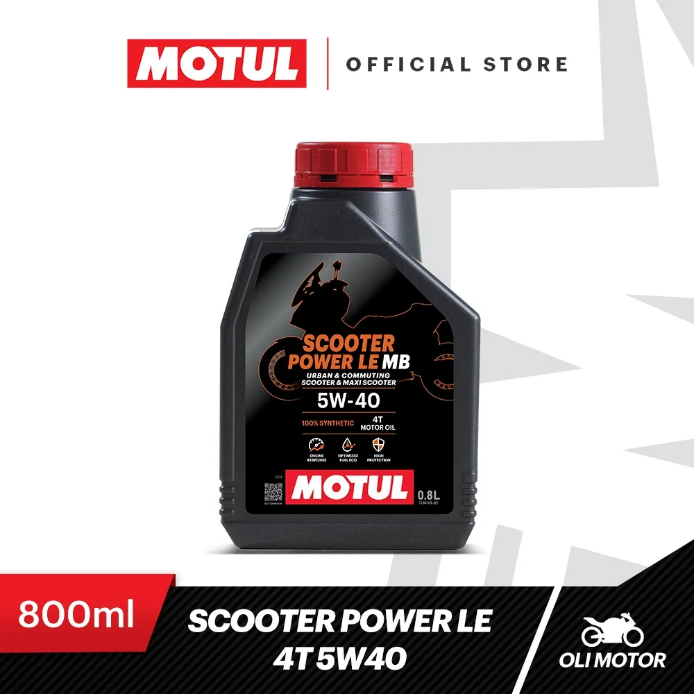 Oli Motor Motul SCOOTER POWER LE 4T 5W40 0.8L II