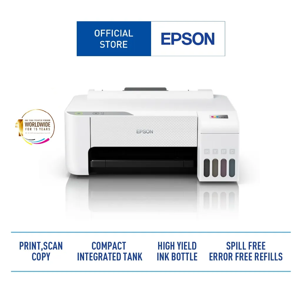 Epson Printer L3216/L3210 Warna Putih (Print, Scan, Copy)Printer Murah Printer Multifungsi Printer Eco Tank Printer Scanner Printer Print F4