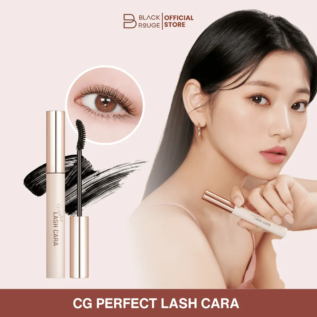 BLACK ROUGE  Mascara KOREA | CG Perferct Lash Cara | 3 in 1 | C-Curling | Long lasting | Volumizing