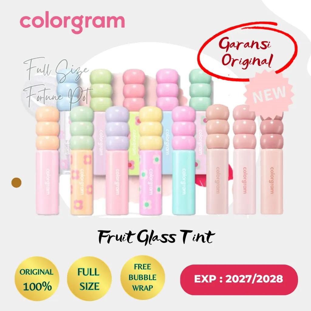 [Ready] Colorgram Fruity Glass Tint / Tanghulu Tangle Tint - Colorgram Lip Tint