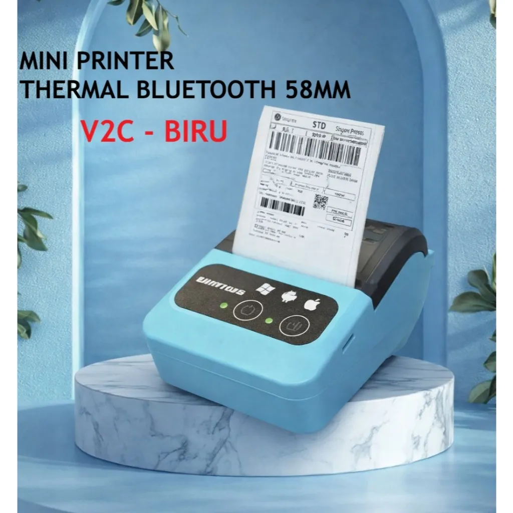 SMARTCOM Printer Thermal Bluetooth 58MM V2 V2C
