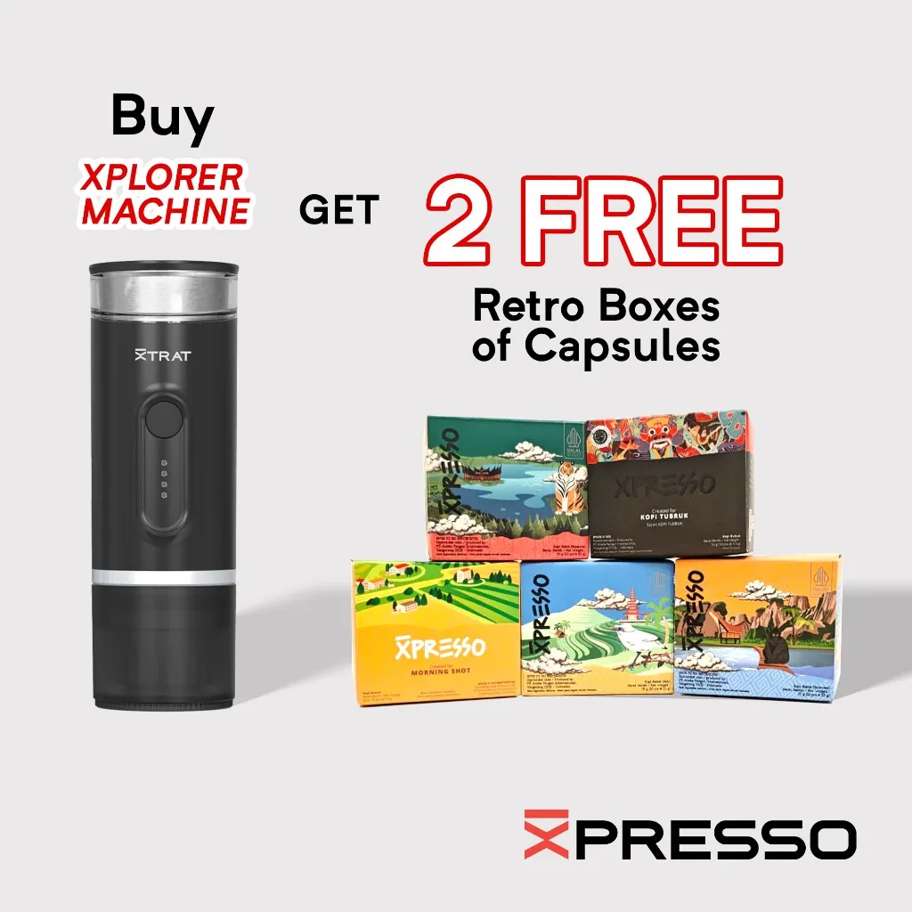 Mesin Kopi Kapsul Portable Xplorer Machine Portabel Capsule Coffee Maker O8H XTRAT