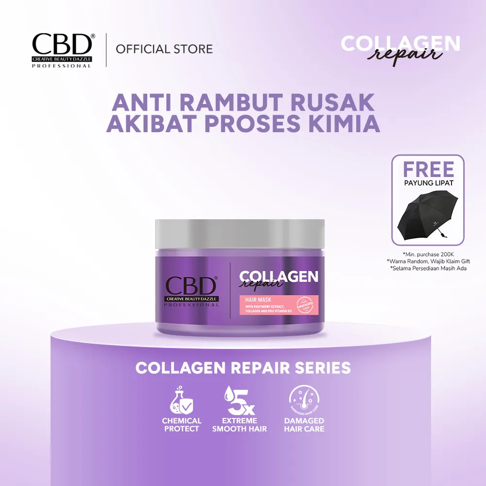 CBD COLLAGEN REPAIR HAIR MASK 250ML