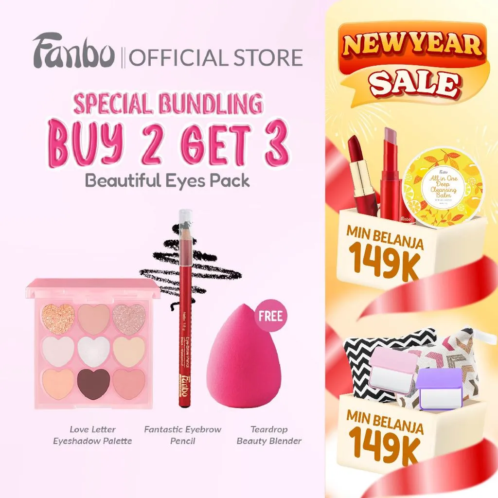Fanbo Love Letter Eyeshadow Palette Longlasting Highly Pigmented