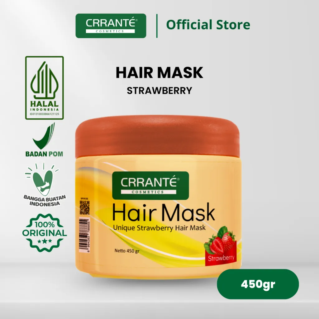 Crrante Hair Mask Strawberry 450gr (New)