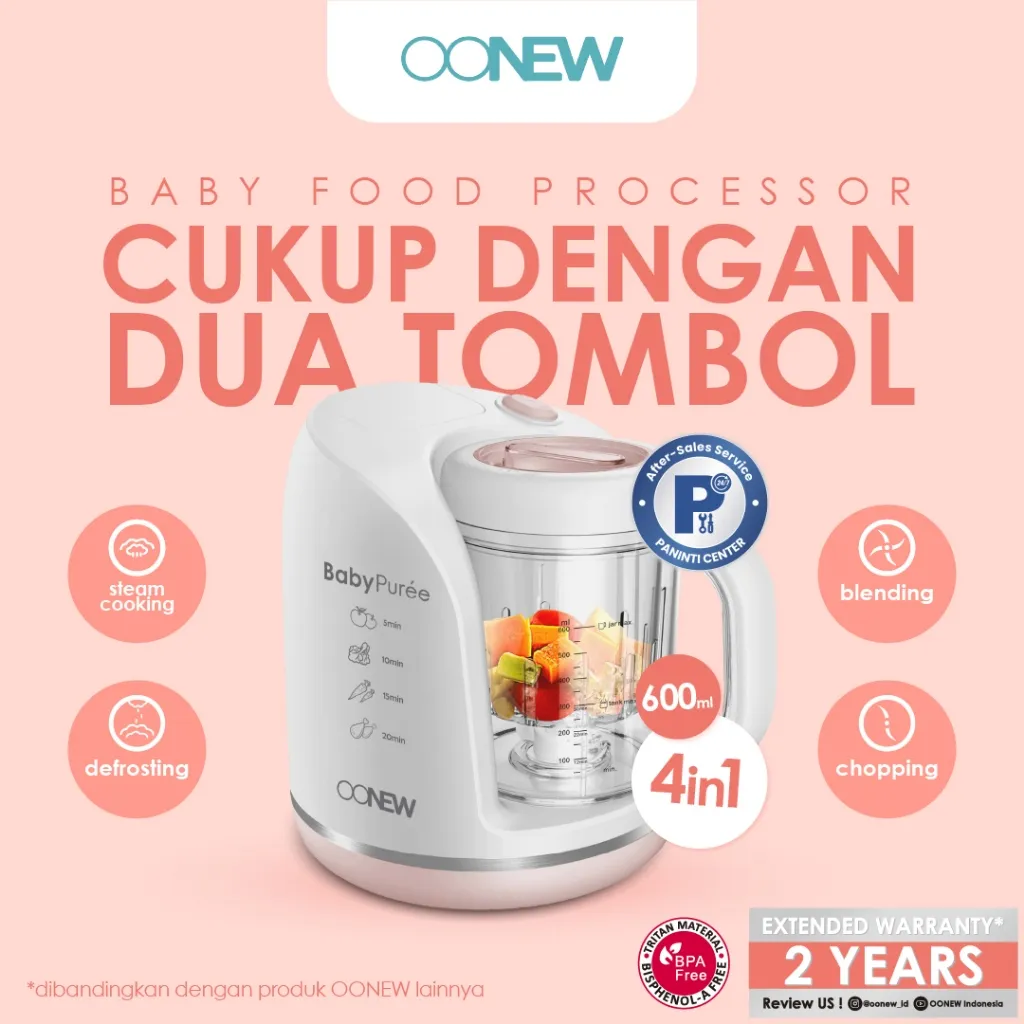 BabyPuree by OONEW Petite Series - Pink Salmon