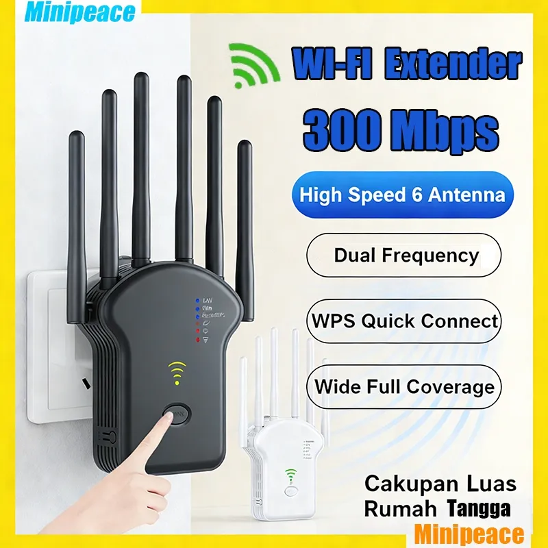 Repeater Wifi / WIFI Range Extender - 4/6/8 Antena 300M/1200M WIFI Repeater Wireless Router Repeater