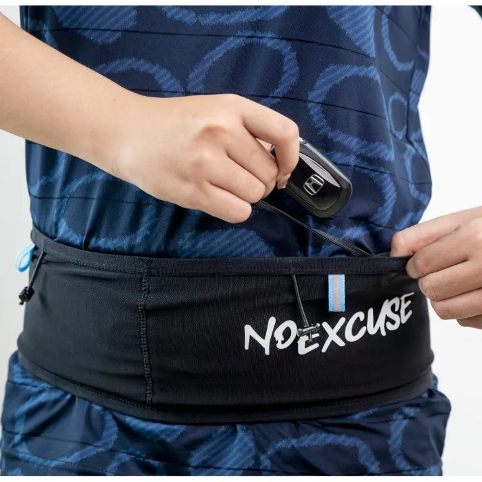 TERLARIS HLSport No Excuse - Running Belt - Tas Pinggang Lari - Waist Running Bag Band Anti Goyang Sabuk lari High Elastiscity Ultra Light