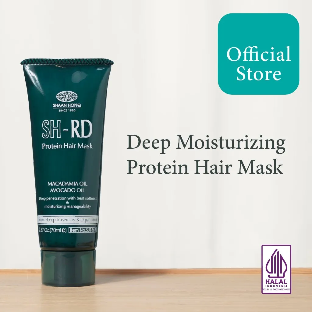 SH-RD | Protein Hair Mask 70ml | Deep Moisture Perawatan Rambut Ngembang, Kering, Coloring & Kusut