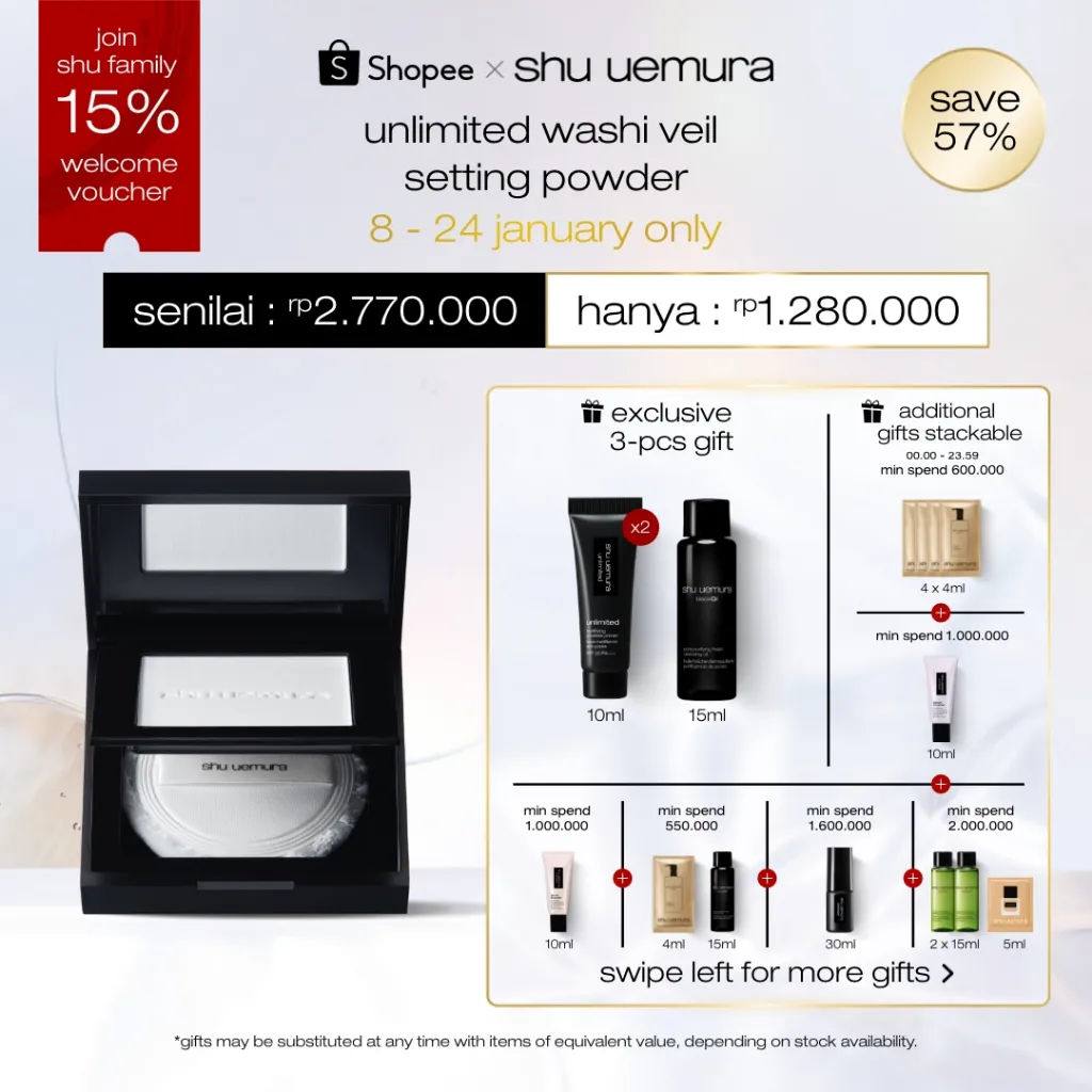 Shu Uemura Unlimited Washi Veil Setting Powder