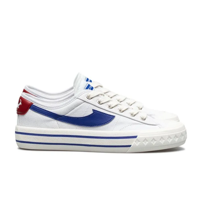 Sepatu Compass Retrograde Low White Blue