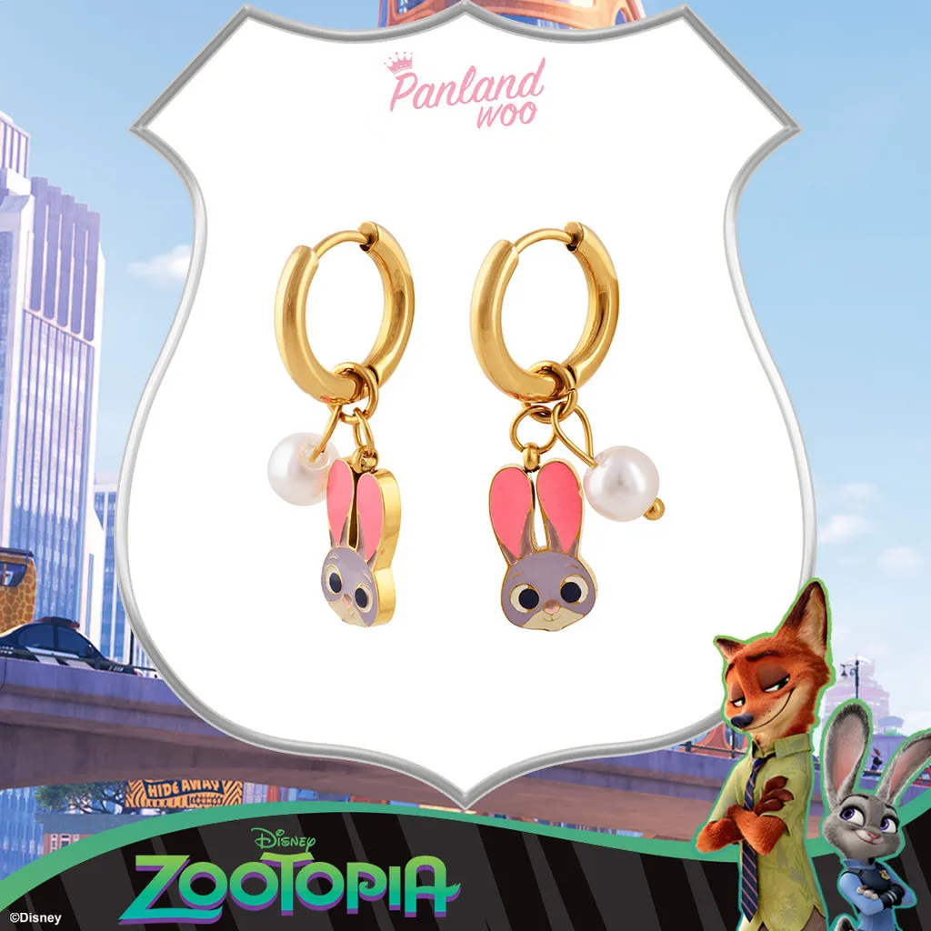 Panlandwoo - Zootopia Collection - Anting Hoop Titanium Wanita Accorsa