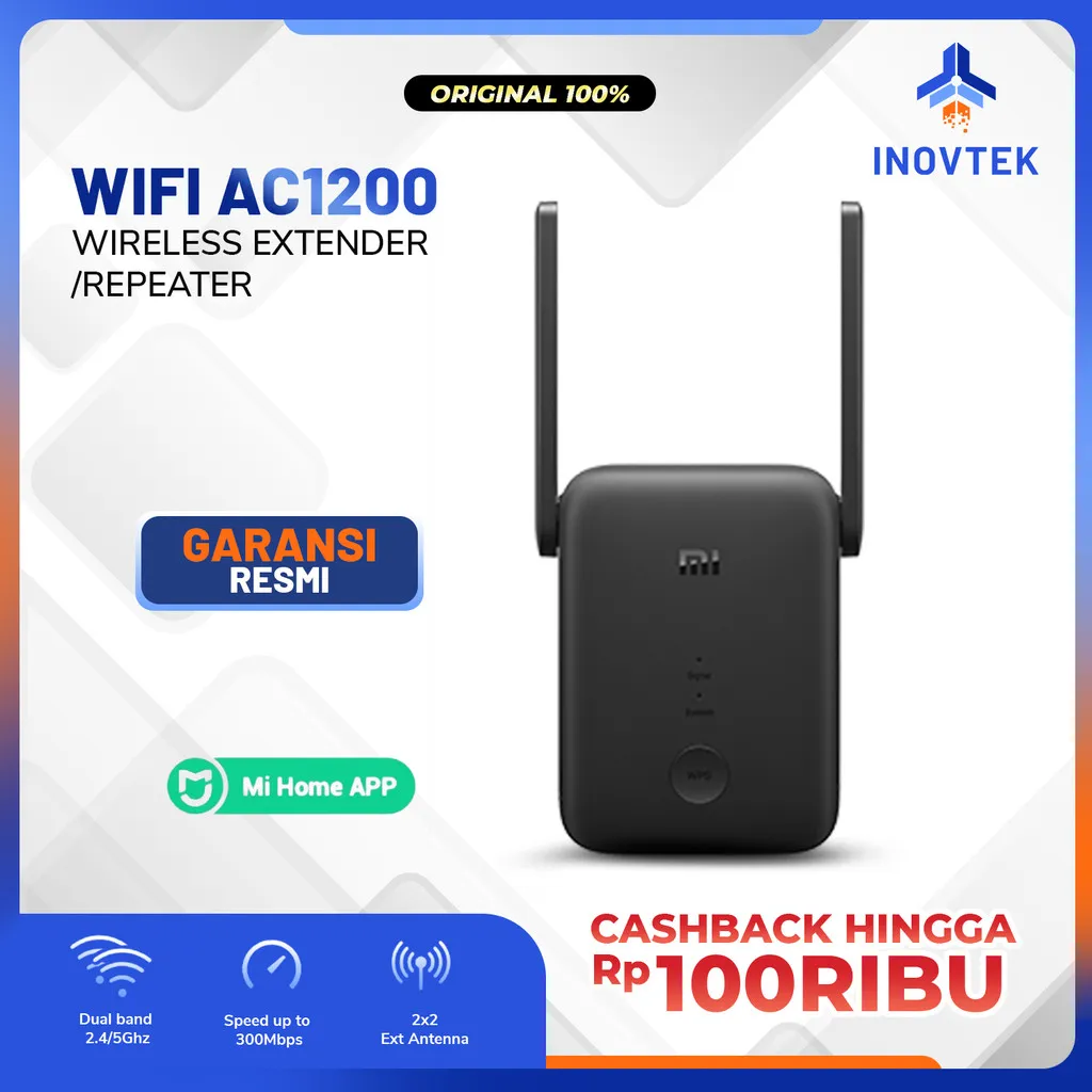 Xiaomi Mi WiFi Repeater Range Extender AC1200 - GLOBAL TAM