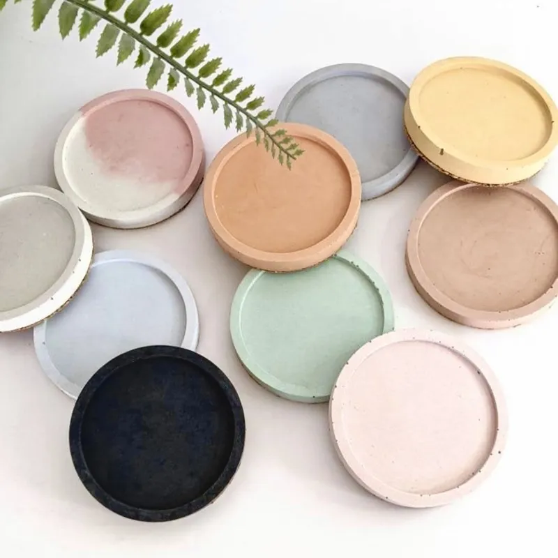 PROMO TERMURAH COASTER TATAKAN SERAP AIR SEMEN BULAT 8CM BERGARANSI PENUH BANYAK WARNA BISA REQUEST TATAKAN AKSESORIS TATAKAN SKIN CARE PROPERTI FOTOGRAFI DEKORASI RUMAH MINIMALIS BETON SOUVENIR HOME LIVING KEKINIAN GIFT MURAH